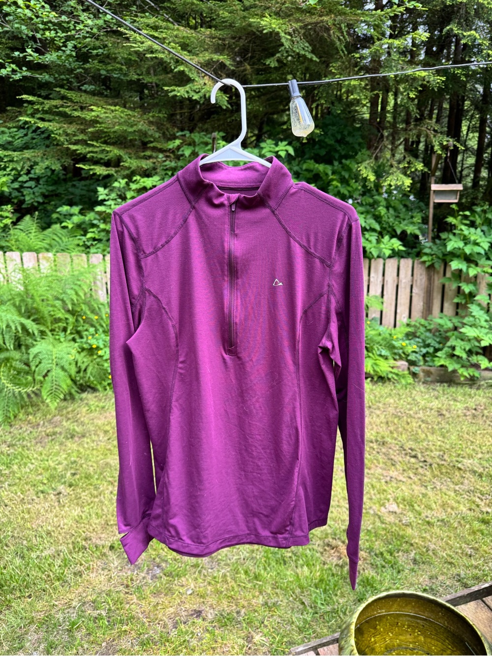 Paradox Magenta Athletic Pullover with Reflective Logo drirelease